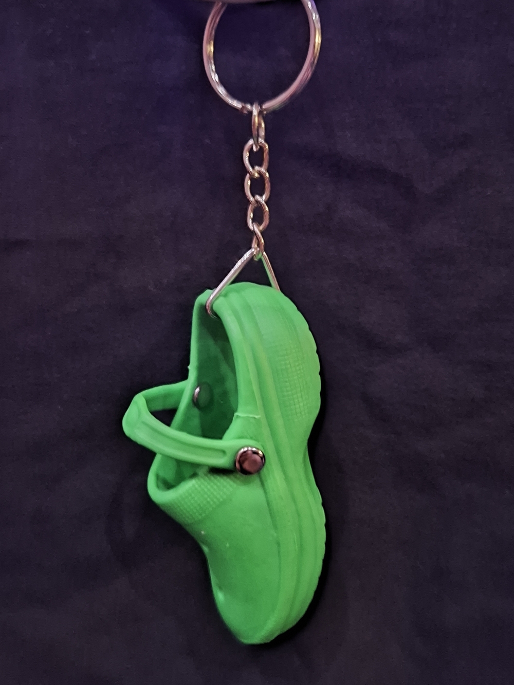 Green Mini Clog Keychain - Unbranded